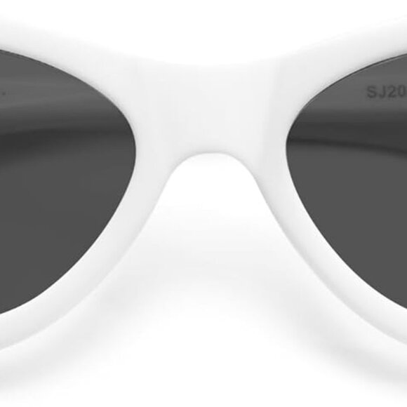 Retro Vintage Narrow Cat Eye Sunglasses for Women Clout Goggles Plastic Frame SJ - Picture 3 of 5